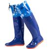 QEETRH Stivali da Pesca alla Coscia, Trampolieri in Neoprene Blu(5.5)
