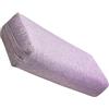 mophrati Cuscino yoga Bolster delicato sulla pelle per gambe, comodo per un supporto migliorato, cuscino yoga Bolster per gambe, rigenerante, migliora, Viola, 70x24x14cm