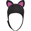 KQFCAZRE Cappuccio da Sub con Orecchie da Gatto Cappello Termico Stretch Neoprene Ventilato Adatto per Donne Bambini Nuoto Immersione Surf, Orecchio Rosa Rossa S