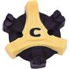 tabecou Tacchetti di ricambio per scarpe da golf, tacchetti da golf a torsione rapida, accessori leggeri resistenti per scarpe, colore nero
