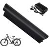 JHKJ Batteria al Litio di Ricambio per ebike da 36 V 10,4 Ah 12 Ah 14 Ah, Batteria al Litio Nascosta nel Tubo Obliquo da 48 V 10,4 Ah 12 Ah 14 Ah per Motore di Mountain Bike.,48v 12ah