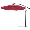 Generic LYGSWDB Ombrellone da Esterno Ombrellone da Esterno 9,4 FT Solar LED Patio Ombrellone da Esterno Cortile Spiaggia Appeso a Sbalzo Senza Base Ombrellone da Spiaggia (Colore : B, Dimensioni : 113.8