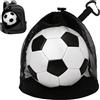 JLNGTHONG Rete per pallone, 1 palla, zaino, rete da pallacanestro, borsa da basket con cordino, rete da calcio, sacco da pallacanestro, pallavolo, accessorio per pallacanestro, calcio, tennis.