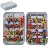 Generic Esche da Pesca A Mosca Set di 24 Ami con Esca Realistici A Forma di