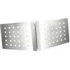 FGDTREE Backpacking Stufa Venti Protector Leggero In Acciaio Inox Stufa Pieghevole Parabrezza per Campeggio Esterno con Fori Parabrezza Protezione Vento