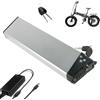 JHKJ Batterie al Litio per Bici Pieghevoli da 36 V 10,4 Ah 12 Ah 13,6 Ah; Batteria al Litio di Ricambio con BMS Interno da 48 V 7,8 Ah 9 Ah 10,2 Ah con Caricabatterie.,48v 7.8ah