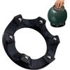 Zestivra Spinner Per Palle Da Bowling - Supporto Per Pulizia Con Rotazione Di 360 Gr | Tampone per lucidatura con ad anello con supporto per palla rotante per prestazioni di allenamento, partite di club, ca
