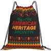 Generic Zaino con Coulisse Native American Heritage Month Sacca da Palestra Grande capacità Sacchetta Sportiva Leggero Drawstring Backpack per Unisex Scuola Spiaggia