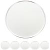 TEMPNAP Marcatori per Palline da Golf e Marcatura Comoda 6 Pezzi in Ferro Argento con Design Vuoto con Diametro 25mm e Donne Accessori per Golf