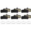Generic Pastiglie Freno a Disco per Moto Shimano N03A H03A D03S per Mountain Bike e Bici da Strada. Pastiglie Freno a Disco idrauliche MTB Resistenti all'Usura in Resina (6 Paia).
