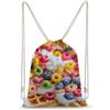 SMAZDFXX Zaino con coulisse Fruit Loop Waffles1, borsa sportiva da palestra, borsa a tracolla in tela per uomo e donna