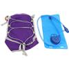 Jelquix Zaino Idrico Zaino Idrico Leggero e Resistente per Escursionismo, Corsa, Ciclismo con Sacca D'acqua da 2 Litri (PURPLE)