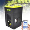 Generic Macchina automatica per lanciare palline da tennis con angolo regolabile, velocità, rotazione, capacità di 50 palline per allenamento da soli