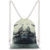 SMAZDFXX Zaino con coulisse Buffalo And Birds, borsa sportiva da palestra in tela per uomo e donna