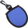 Ciieeo 1pezzi Borsa Portatile per Pulizia Golf con Interno in Morbido Plush Protezione Multiuso e Chiusura Fibbia Custodia Protettiva per Palline da Golf Blu