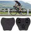 Dolvitrny SL Piastre adattatrici, convertitori a pedale piatto per pedali per bici da strada, adattatori per tacchetti in nylon che consentono l'uso con scarpe normali, nero/giallo (giallo L)