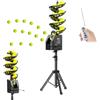 Generic Macchina per palline da tennis con telecomando, lanciatore automatico a 33 palline, velocità e altezza regolabili per allenamento da solista e allenamento