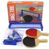 Generic Mini Table Tennis Game Set - Carta PP 28,5 x 8,4 x 9,3 cm Tabletop Pong Toy for Hand Eye Coordination and Interactive Play | Gioco di intrattenimento educativo per viaggi al coperto