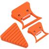 Drawup Hackle Holding Tool for Fly Tiers - Set di blocco e clip di precisione - ideale per Flashabou e pizzicare i capelli, attrezzatura da pesca in plastica 6,9 cm (set da tre pezzi)