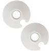 LIXSAZSE Protezione per punte di ricambio per bastoni da passeggio, offerta professionale per avventure emozionanti, parti di ricambio per bastoni da, Bianco, 5.5x1.5 cm