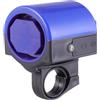 BESTOYARD Clacson Elettronico per Bicicletta Elettrica Suono da 90 Decibel, Materiale ABS, Facile da Installare, Accessori Inclusi, Adatto per Bici da Strada e Bici Elettriche Blu