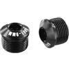 Belnotelt Copripedale per bicicletta M14 x P1.0, protezioni in lega di alluminio per pedali da 9/16 pollici, in lega di alluminio, antipolvere, accessori per mountain bike e bici da strada (9 mm)
