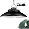 Generic Lanterna da campeggio LED - Illuminazione esterna per giardino, lampada da campeggio impermeabile con gancio, lanterna da campo ricaricabile via USB, per uso interno, escursionismo all'aperto e in