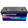 WILLQ Batteria LiFePO4 12,8V 200Ah a Ciclo Profondo (Litio-Ferro-fosfato) con BMS Integrato; Ideale per Golf Cart, Camper, sistemi di accumulo Solare e Kit di Ricambio 12V
