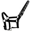 FGDTREE Cavezze per cavalli in tessuto PP ispessito Larghezza 25mm Regolabile Addensare Cavallo Briglia Collare per Equitazione Sport Cavalli Attrezzature per l'allenamento