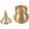 DIYEAH Scaldamani in Ottone a Forma di Zucca Portatile e Leggero per Campeggio e Viaggio Simbolismo Feng Shui per Fortuna e Prosperità, Decorazione Tradizionale Cinese