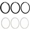 Ruarby 6pack Leghe di Alluminio Biciclette Movimento Centrale Distanziali Guarnitura Distanziale Inferiore Accessori Ciclismo Leggero Bike Rondella