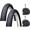 CHAOYANG OFFERTA - 2 Copertoni 26 x 2.125 + 2 Camere d'aria compatibili/ideale CRUISER