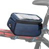 Générique Borse da bicicletta per biciclette,Borsa da bicicletta per telaio | Borsa resistente all'acqua con supporto per telefono per touch screen, per esterni per, ragazze, ragazzi, uomini e donne