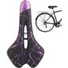 Generic Sostituzione sella bicicletta - PU+PP + acciaio 155 x 275 mm | Sellino per bicicletta - Resistente all'usura | Ammortizzante | Accessori per bici impermeabili per pendolari a lunga distanza