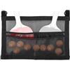 Zenllihome Borsa portaoggetti per racchette da ping pong da ping pong, 40,6 x 25,4 cm, organizer a rete da appendere con facile