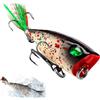 Generic Nuoto, Duro Swimbaits - Swimbait Duro - Esche multiuso con piume per acqua salata e piscina dura per pesce persico