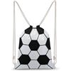 SMAZDFXX Zaino sportivo con coulisse a fantasia calcistica, borsa a tracolla in tela per uomo e donna.