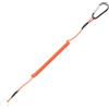 Drawup Cavo di sicurezza da pesca in filo di acciaio ad alta elasticità con connessione O-Ring per una ritenzione affidabile dell'esca su qualsiasi canna (rosso)