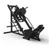 REXGYM Leg Press e Hack Squat Machine 2 in 1 - Macchina per Pressa Gambe e Squat, Carico Massimo 250 kg, Compatibile con Dischi Olimpici 50 mm