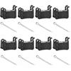 Generic Pastiglie Freno a Disco per Moto per Shimano XTR M965 M975 Zoom Saint M800 Deore XT M765 M775 SLX M665 M535 4/8/10/20 Paia Pastiglie Freno a Disco semimetalliche per Bicicletta (8 Paia)