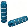 Belnotelt 2 punte in lega di alluminio per assi con scanalature antiscivolo per una trazione costante (per blu)