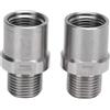 PUSOKEI Prolunga per Pedale Bici, Distanziale per Prolunga Pedale per Bicicletta in Acciaio Inossidabile, Esteso da 20 Mm per Mountain Road Bike, Albero di Leggero per Ciclismo