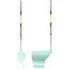 Generic Campanelli da pesca - PP 3,3 x 10,5 cm / 3,5 x 12 cm | Indicatore portatile per l'attacco del con batteria CR425 | Per pesca notturna, pesce gatto, spiaggia di fiume, pesca da surf, uso