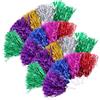 GETAJGHSD Pompon da Cheerleader Pratici e Appariscenti 18 Pezzi Manico in Plastica Colore Casuale per Coreografie di Danza e Eventi Sportivi di Tifo