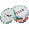 Garneck Marcatori da Golf 6 Pezzi in ABS a Forma di Chip da Poker, Accessori Leggeri e Resistenti per Sacche da Golf, per Tutti i Giocatori e Condizioni Meteorologiche
