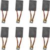 Yuchparts Set di 8 spazzole per golf cart 102938601 1029386-01 compatibile con generatori Hitachi compatibile con Club Car Golf Cart DS L6 L8 V6 V8 3.7HP 48V