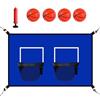 zwxqe Canestro da Basket per Trampolino Con 2 Canestri per Trampolino