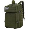 Delgeo Zaino tattico 45L militare, grande capacità, zaino crossfit, pieghevole, impermeabile, zaino per alpinismo, escursionismo, campeggio e viaggi