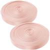 YARNOW 2 Elastici per Scarpette da Punta - Cinghia Elastica per Scarpette da Ballo, 49 Iarde, 3/4 di Larghezza - Rosa. Elastico di Ricambio per da Punta, Ideale per esibizioni o allenamenti.