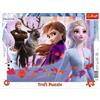 Trefl, Puzzle con Cornice, Disney Frozen 2, 25 Pezzi, Avventure nella Landa Ghiacciata, dai 4 anni in su
